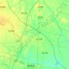 Mapa topográfico 双洎河, altitude, relevo