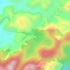 Mapa topográfico Açude da Concórdia, altitude, relevo