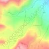 Mapa topográfico Cataratas de Pulhapanzak, altitude, relevo