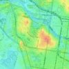 Mapa topográfico Nymphaea Lily Lake, altitude, relevo