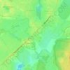 Mapa topográfico Долгое Лёдово, altitude, relevo