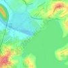 Mapa topográfico Usina Elevatória de Pedreira, altitude, relevo