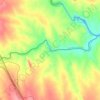 Mapa topográfico Tsavo River, altitude, relevo