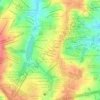 Mapa topográfico Jardim Paris, altitude, relevo