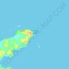 Mapa topográfico Arakaninihi Island, altitude, relevo