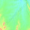 Mapa topográfico Rio Bendegó, altitude, relevo