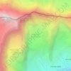 Mapa topográfico Ghiacciaio di Cherillon, altitude, relevo