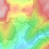 Mapa topográfico Steigerhof, altitude, relevo