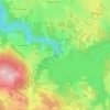 Mapa topográfico Barrage de Lavalette, altitude, relevo