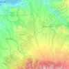 Mapa topográfico Agusan River, altitude, relevo