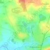 Mapa topográfico Étang de Choisel, altitude, relevo