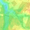 Mapa topográfico Château de Champoulet, altitude, relevo