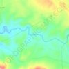 Mapa topográfico Tajuña, altitude, relevo