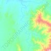 Mapa topográfico Manambolo, altitude, relevo