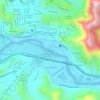 Mapa topográfico Rio Piracicaba, altitude, relevo
