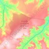 Mapa topográfico Estação Ecológica de Uruçui-Una, altitude, relevo