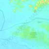 Mapa topográfico Rio Macacu, altitude, relevo