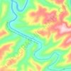 Mapa topográfico Rio Tainhas, altitude, relevo