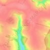 Mapa topográfico Клейменово, altitude, relevo