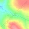 Mapa topográfico Rio Arabê, altitude, relevo