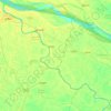 Mapa topográfico Gorai-Madhumati River, altitude, relevo