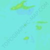 Mapa topográfico Slate Islands, altitude, relevo