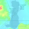 Mapa topográfico Laguna Grande, altitude, relevo