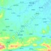 Mapa topográfico 连州河, altitude, relevo
