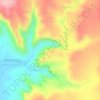 Mapa topográfico Kings Canyon, altitude, relevo
