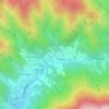 Mapa topográfico Laghetto di Caino, altitude, relevo