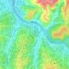 Mapa topográfico Praça Estado de Pernanbuco, altitude, relevo