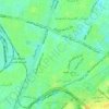 Mapa topográfico Hada'ek Al Kobba, altitude, relevo