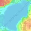 Mapa topográfico Lake Doré, altitude, relevo
