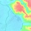 Mapa topográfico Vala principal, altitude, relevo