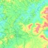 Mapa topográfico Rio Grande, altitude, relevo