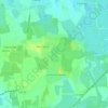 Mapa topográfico Étang des Vosges, altitude, relevo