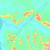 Mapa topográfico Rio Trairão, altitude, relevo