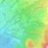 Mapa topográfico Rivière Sens, altitude, relevo