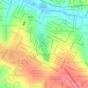 Mapa topográfico Conjunto Poli Esportivo Laert Tarallo Mendes, altitude, relevo