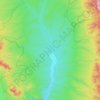Mapa topográfico Meadow Valley Wash, altitude, relevo