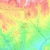 Mapa topográfico Paraje Natural del Desierto de Tabernas, altitude, relevo