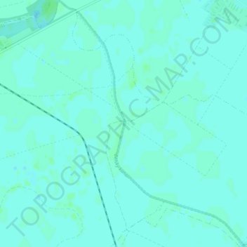 Mapa topográfico Belský kanál, altitude, relevo