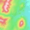 Mapa topográfico Ауспия, altitude, relevo