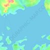Mapa topográfico Scapa Flow, altitude, relevo