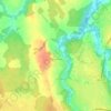 Mapa topográfico Лудина Гора, altitude, relevo