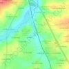 Mapa topográfico Étang de la Villée, altitude, relevo