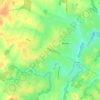 Mapa topográfico Buritis, altitude, relevo