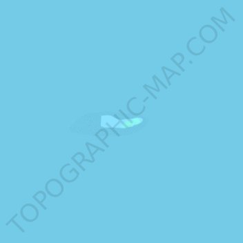 Mapa topográfico Culebra Island, altitude, relevo