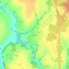 Mapa topográfico Темкино, altitude, relevo