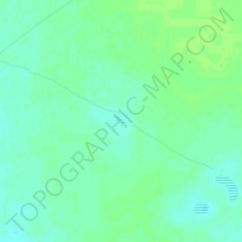 Mapa topográfico Tea Tree Tank, altitude, relevo